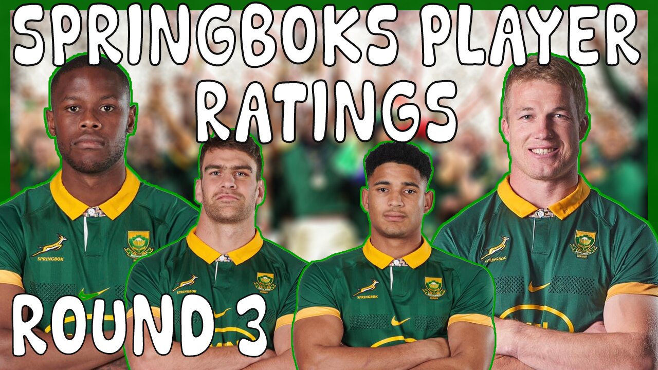 PLAYER RATINGS SPRINGBOKS vs All Blacks - Rugby Championship 2024