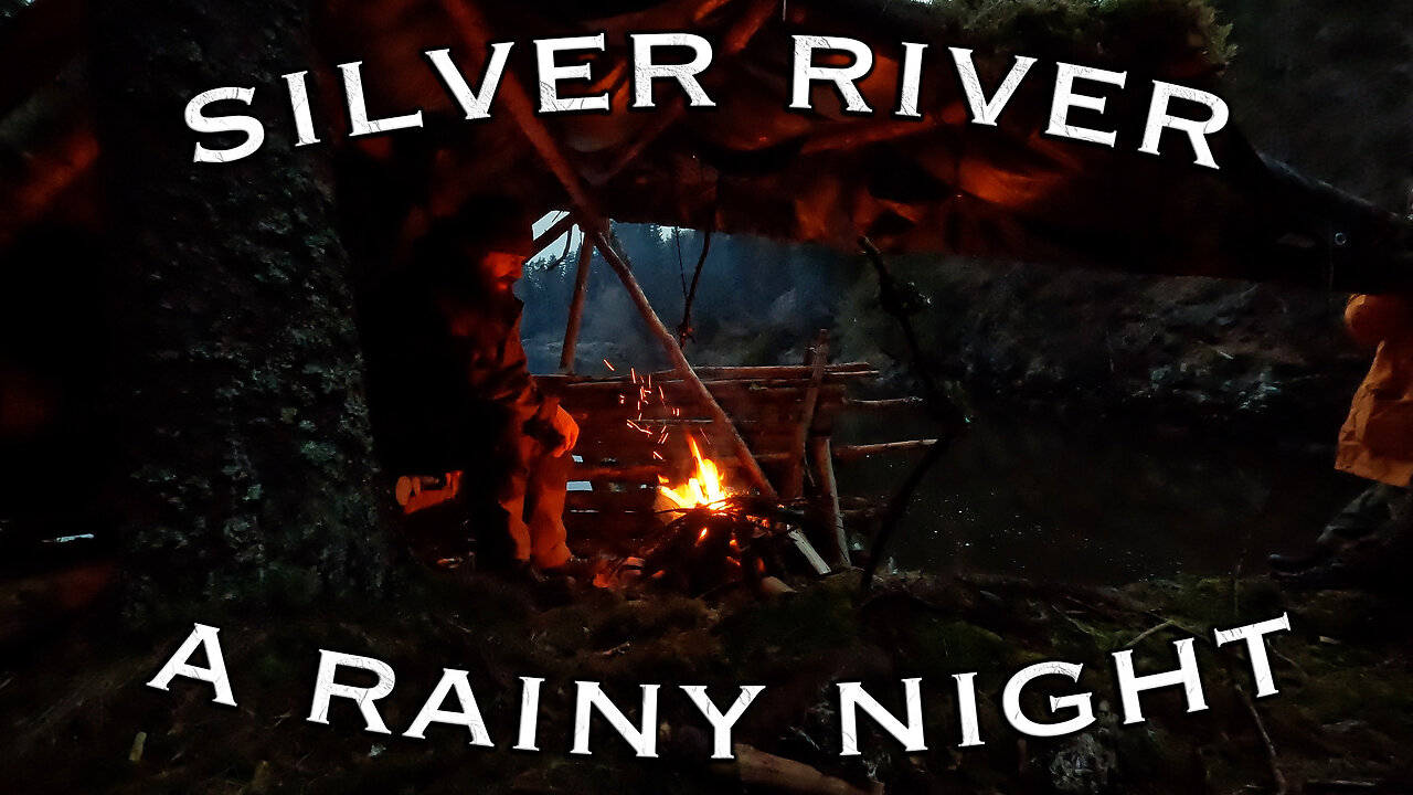 A Rainy Night by Silver River in Norway