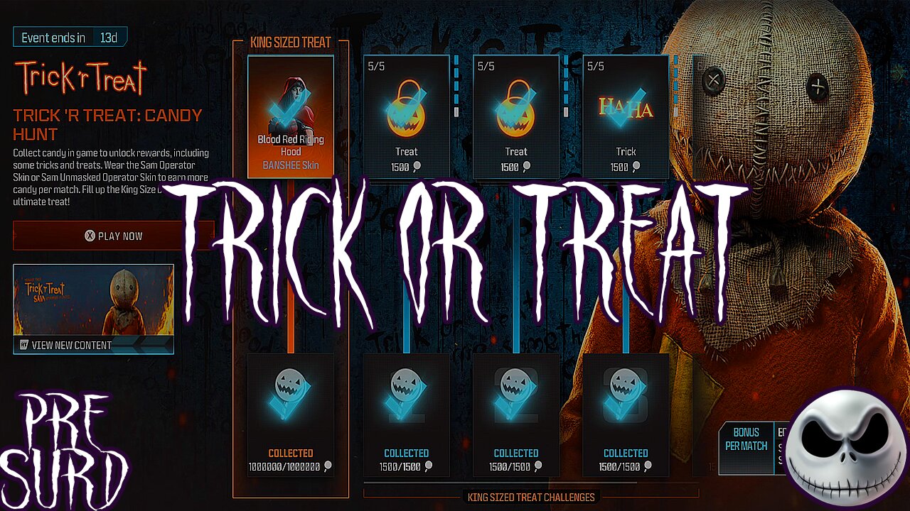 🔵 Trick Or Treat Candy Hunt Event! Purgatory Island!