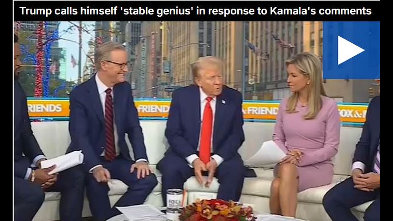 Trump brings back favorite nickname 'stable genius' Kamala Harris for calling him 'unstable'