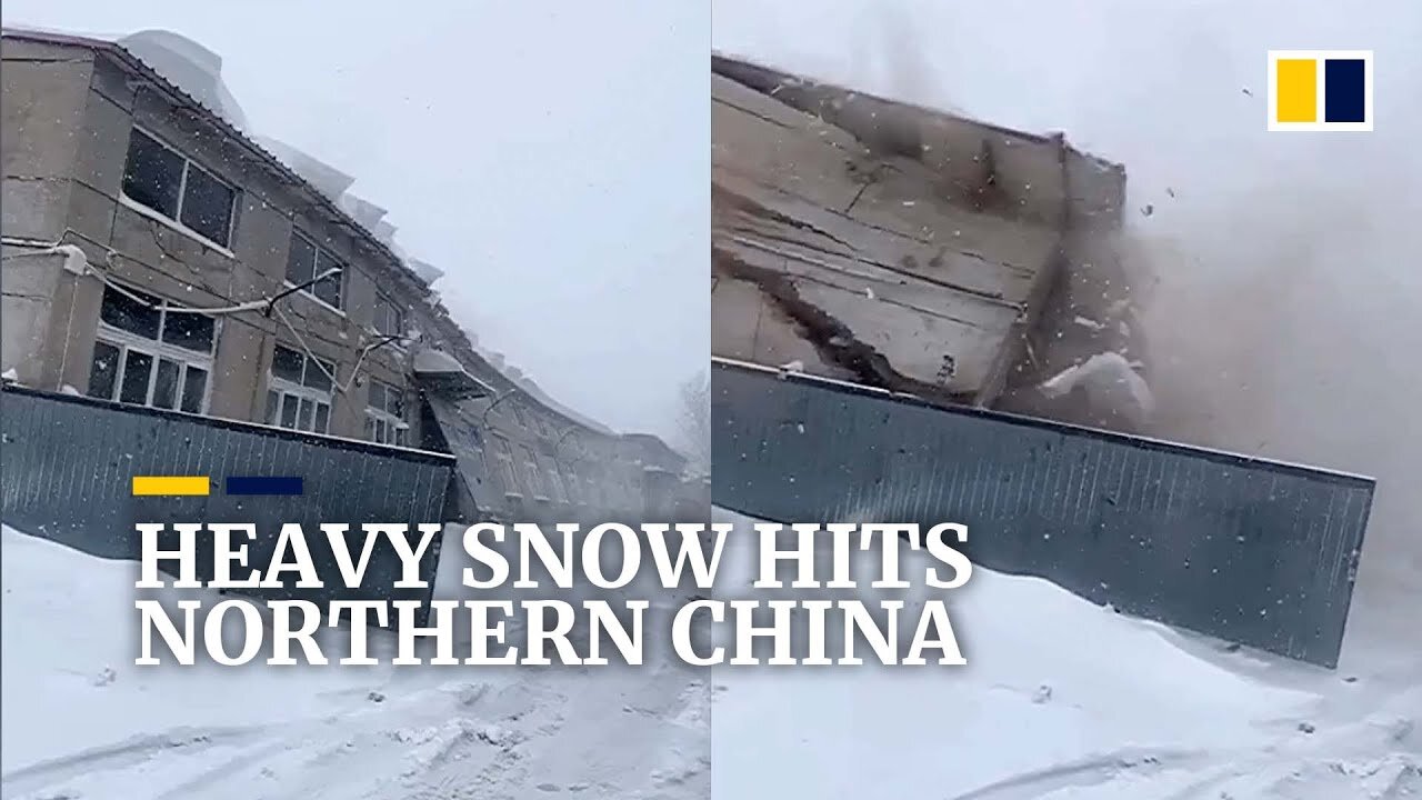 Heavy snow hits northern China