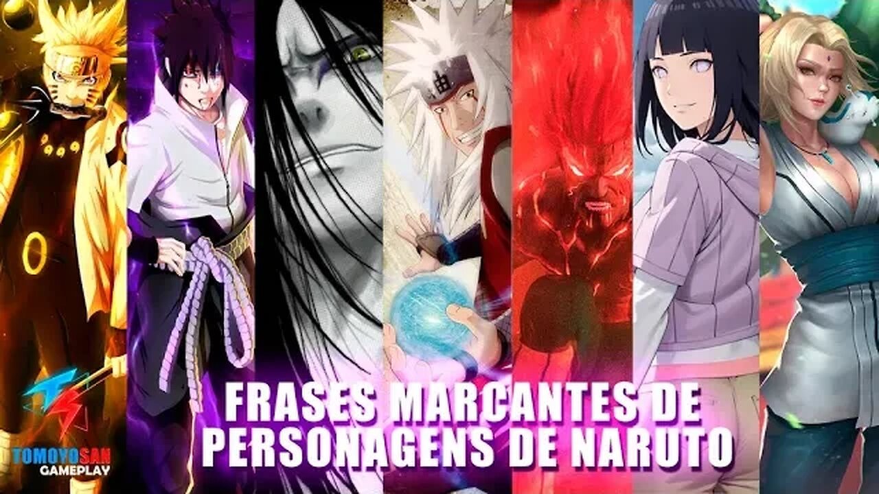 FRASES MARCANTES DE PERSONAGENS DE NARUTO