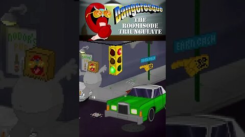 Strong Bad gets RUN OVER... Or Does He! | Dangeresque: Roomisode Triungulate #shorts #twistending