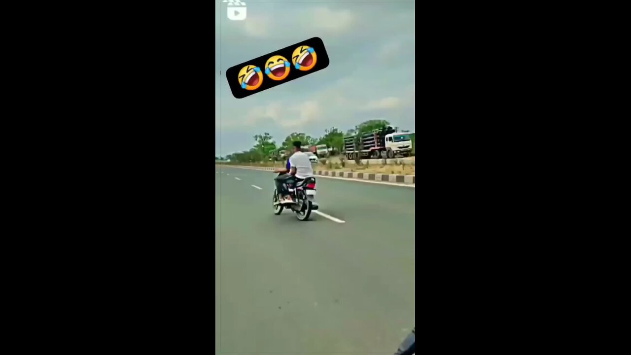 Bike stunt funny 🤣