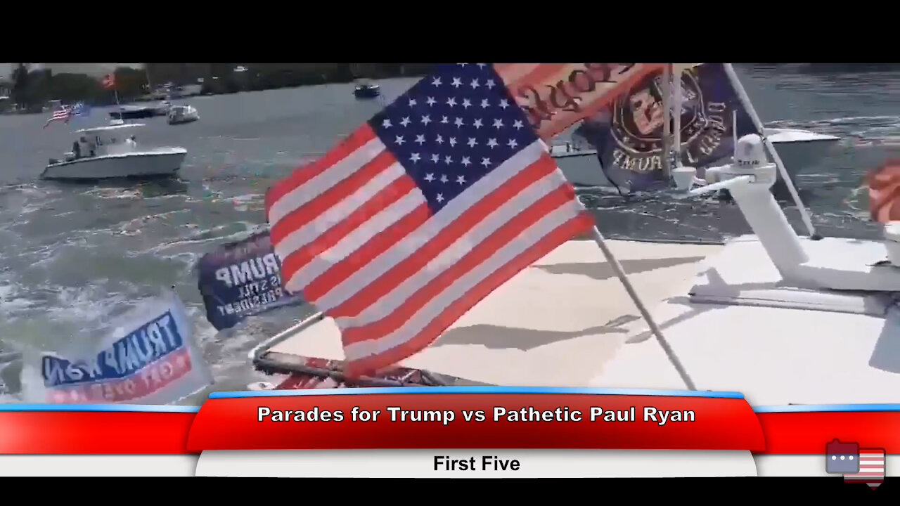 Parades for Trump vs Pathetic Paul Ryan | First Five 6.1.21