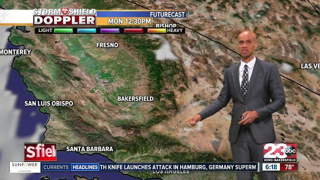 Very hot weekend ahead with a rain chance soon