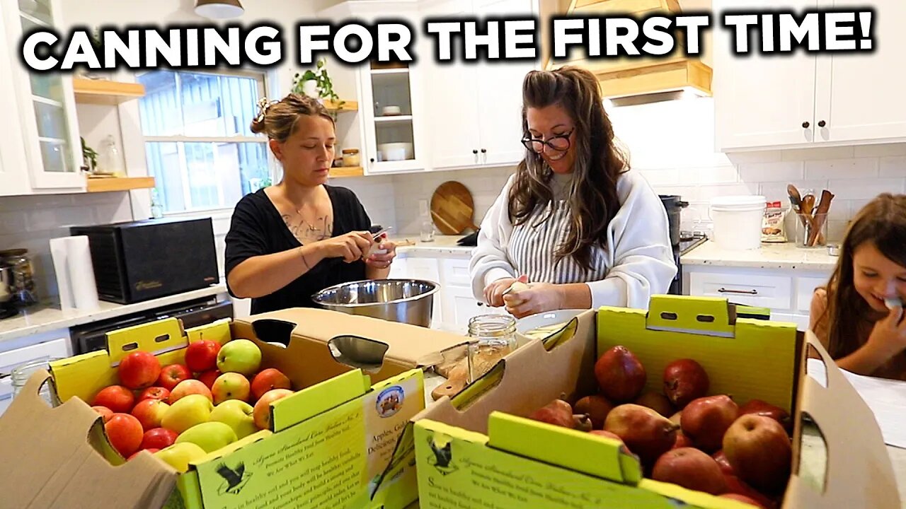 Our First Attempt at Canning Food!