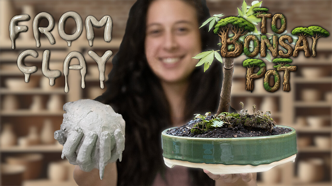 Making Ceramic Bonsai Pot From Start to Finish -The Entire Pottery Process