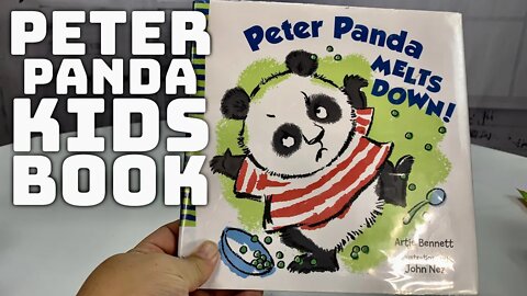 "Peter Panda Melts Down” Kids Book