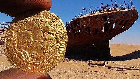 Old Ship Found In DESERT With GOLD On Board!