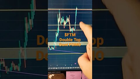 #FTM Double Top #crypto #trading #fantom #ethereum #btc