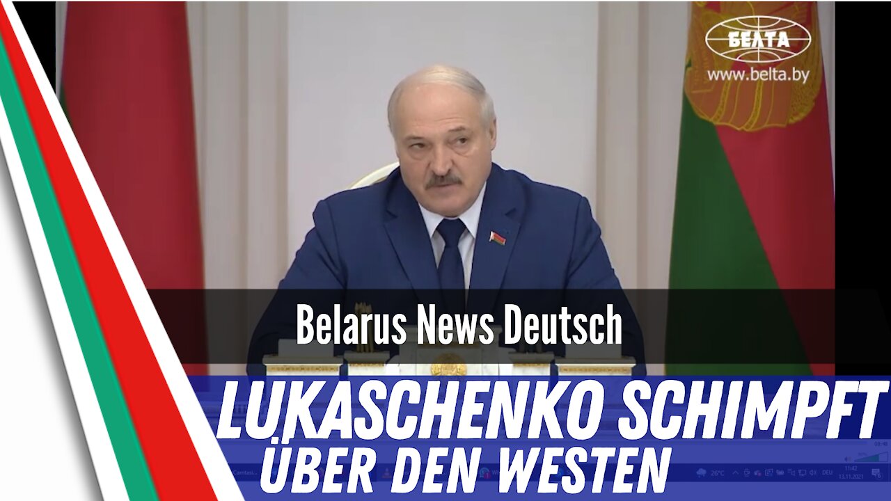 Lukaschenko beschwert sich über den Westen.