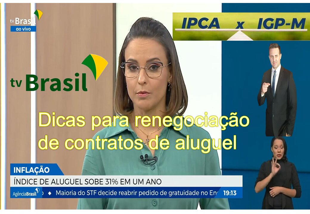 Renegociação de contratos de aluguel (IGPM - IPCA)