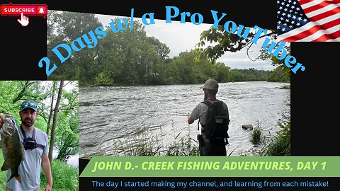 Day 1 fishing with John D from Creek Fishing Adventures on YT