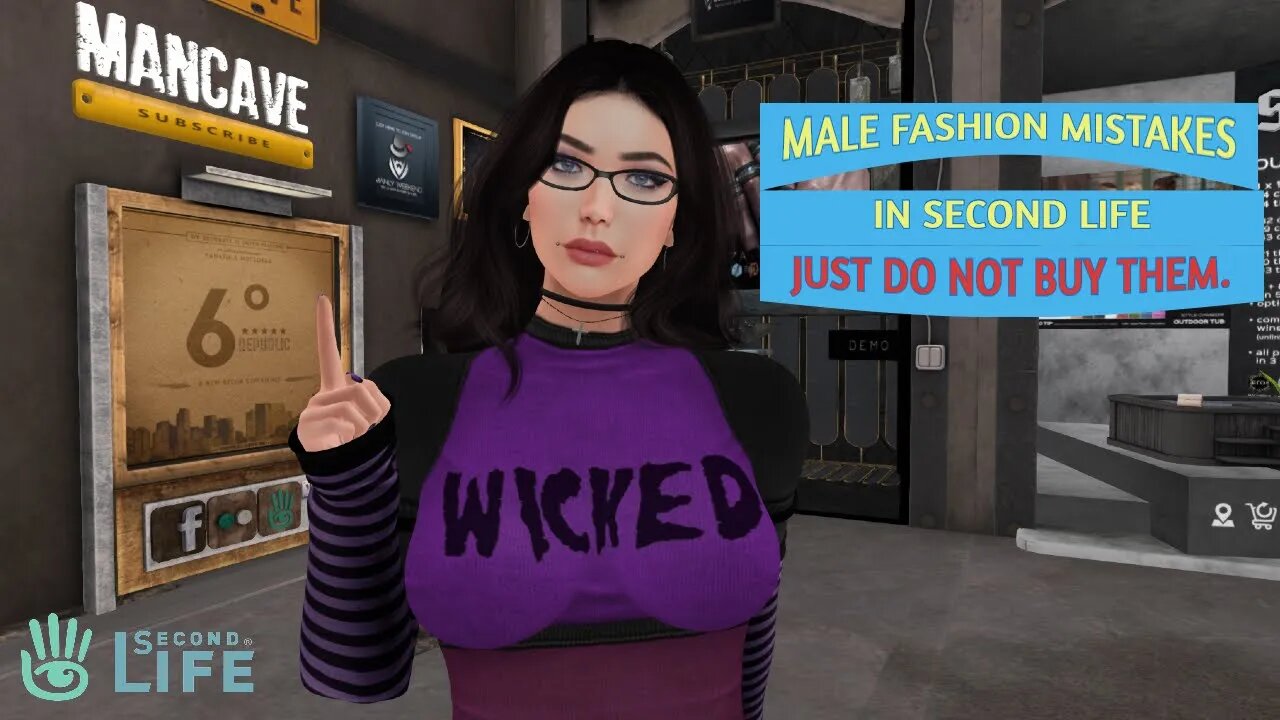 Men in Second Life, If You Buy These Clothes, Please Stay at Home.