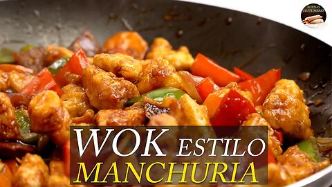 🎎Receta: Pollo orgánico al wok, estilo Manchuria⛩️