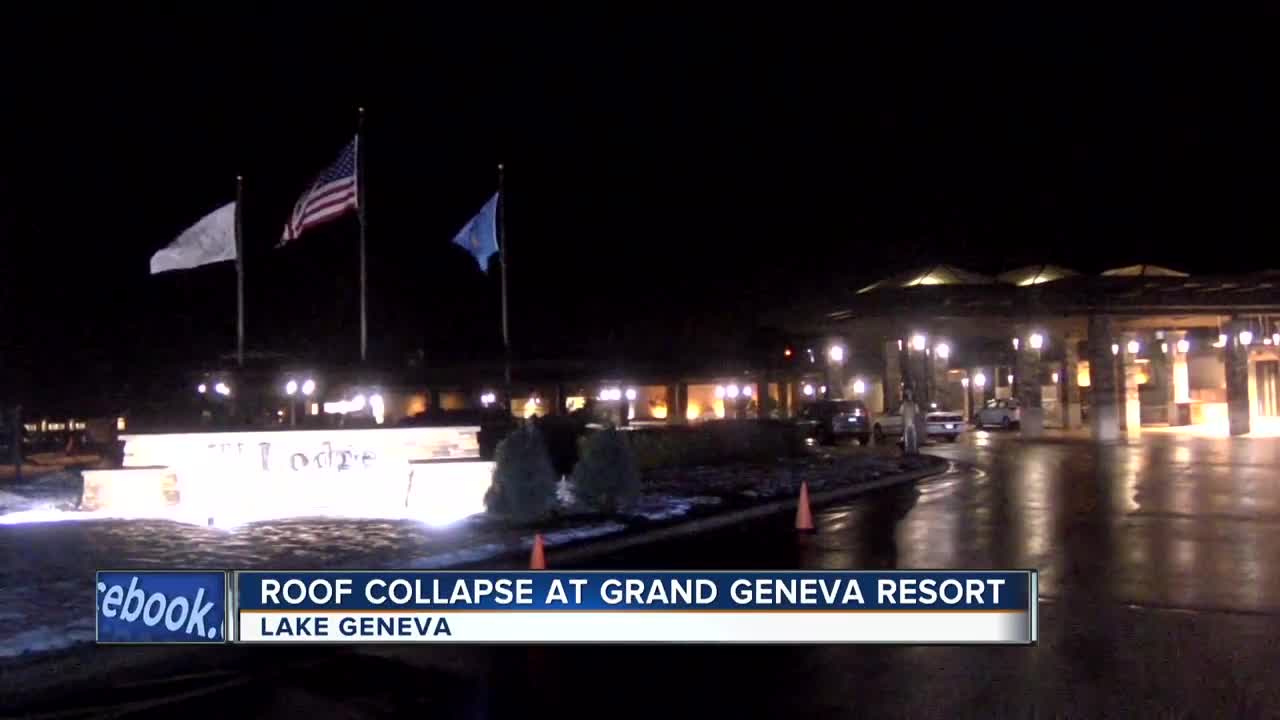 Walworth County Sheriff: Portion of roof collapses at Grand Geneva Resort