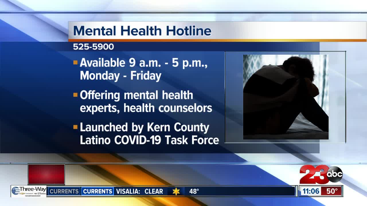 Kern County Latino Task Force launches mental health hotline