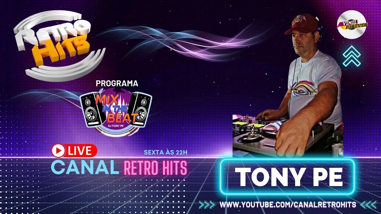 Programa Vinil Forever, com DJ Tony PE