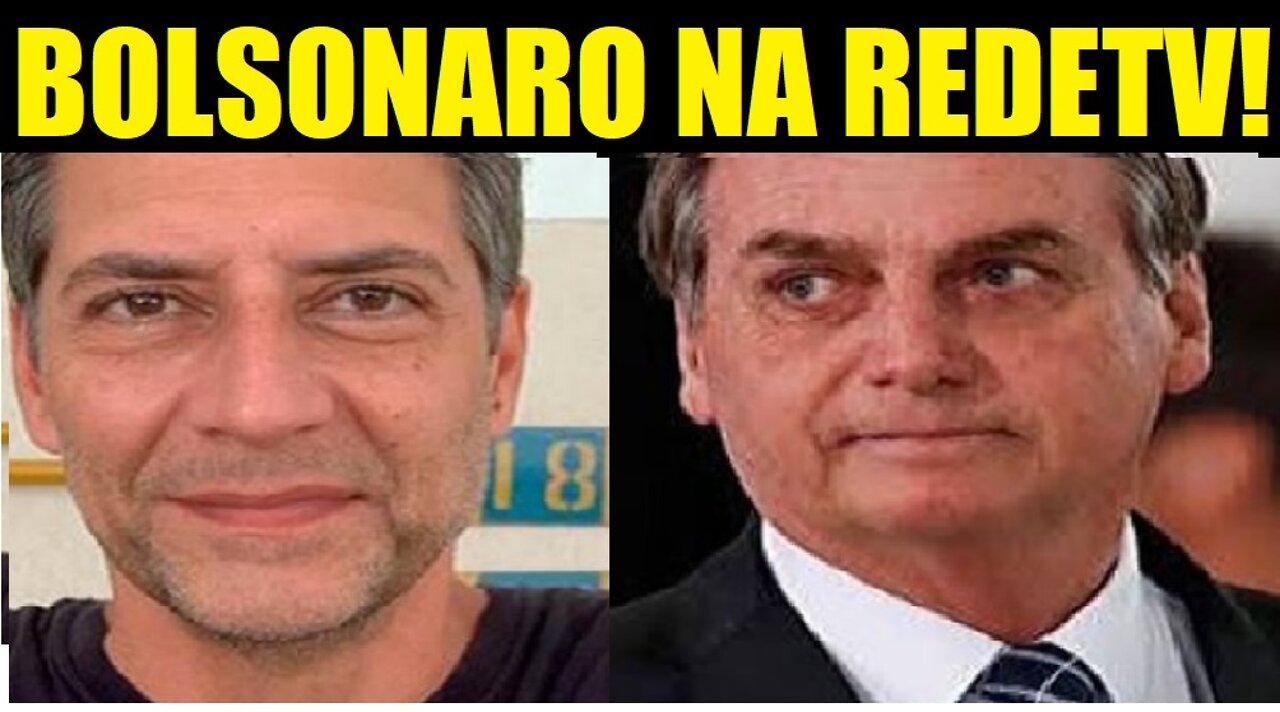 BOLSONARO ENTREVISTA COM LACOMBE NA REDETV!