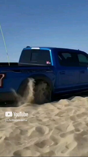 Ford Raptor Soft Deep Sand Recovery