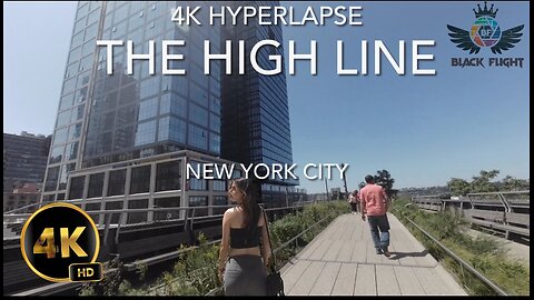 Speeding through The High Line, NYC (4k Hyperlapse)