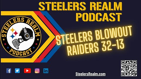 Steelers BLOWOUT Raiders 32-13 Post Game Show |SRP S6-E35-272 10-14-2024