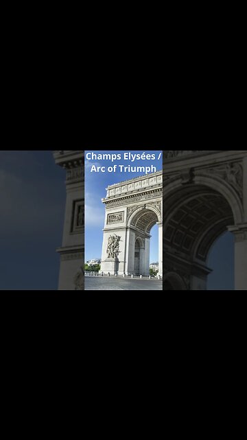 tour of paris in one minute #shorts