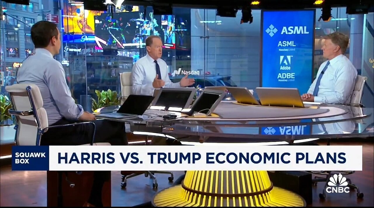 CNBC's Kernen Presses Pat Toomey On Not Voting For Trump Or Harris