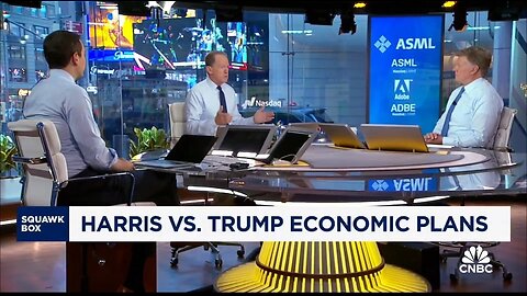 CNBC's Kernen Presses Pat Toomey On Not Voting For Trump Or Harris