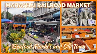 Mahachai Railroad and Seafood Market - Samut Sakhon Thailand 2022