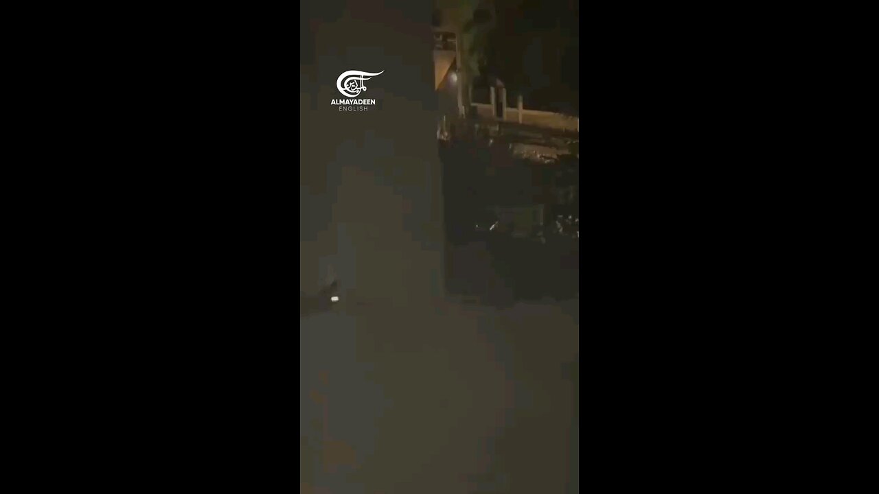 This video footage shows destruction caused by an Israeli airstrike on #AlMayadeen's officein Beirut