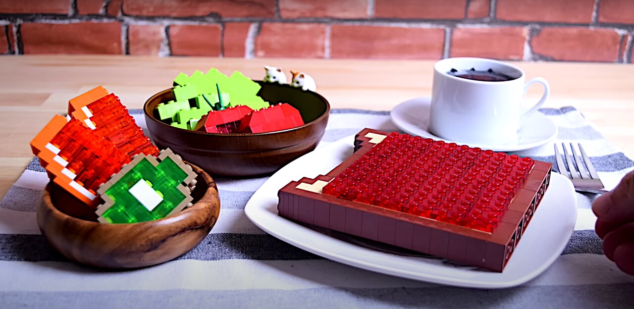 SATISFYING I ASMR Lego Breakfast