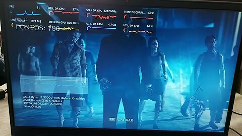 [BENCHMARK] Resident Evil 6 no Lenovo Ideapad 3 AMD Ryzen 5500U com Radeon RX Vega 7 8GB RAM