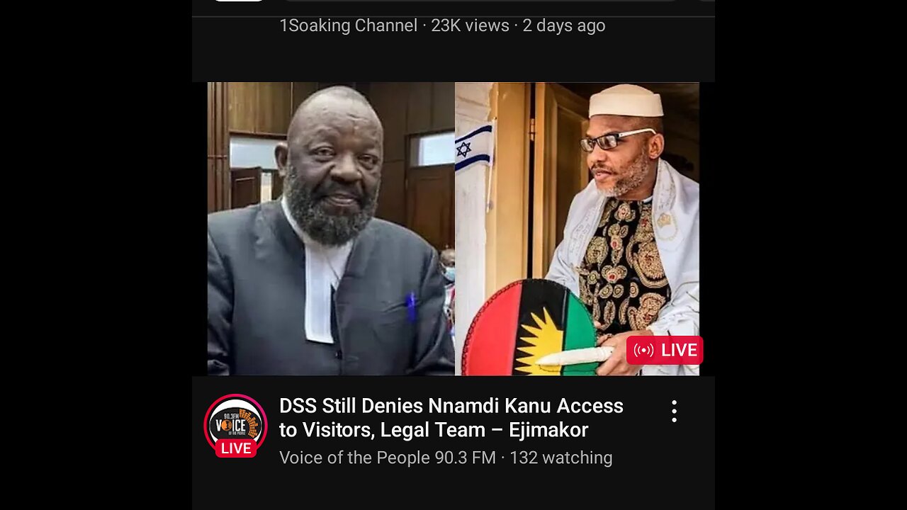 The DSS has isolated Mazi Nnamdi Kanu from all visitors