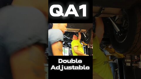 QA1 Double Adjustable Shocks Installation #shorts