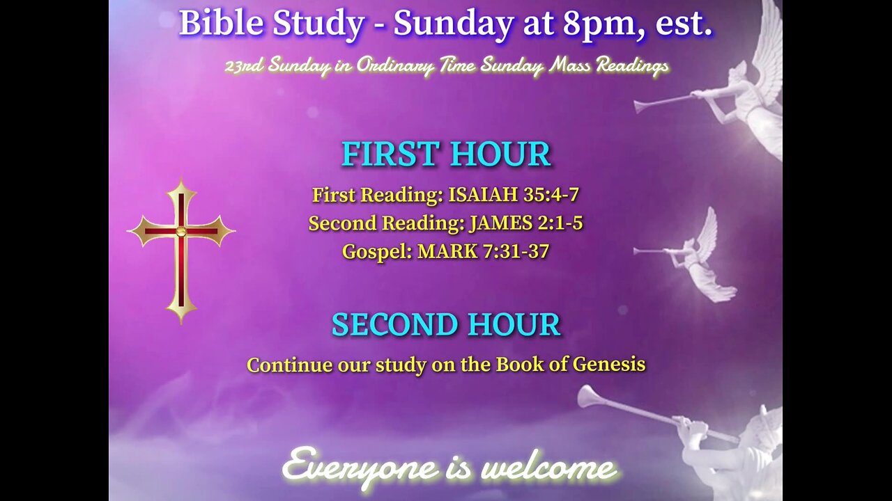 Bible Study with Bishop James Long