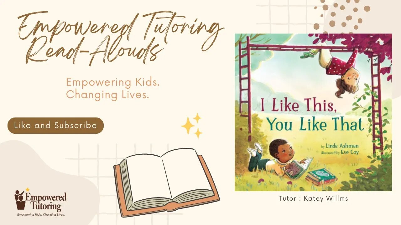 Read-Aloud: I Like This, You Like That