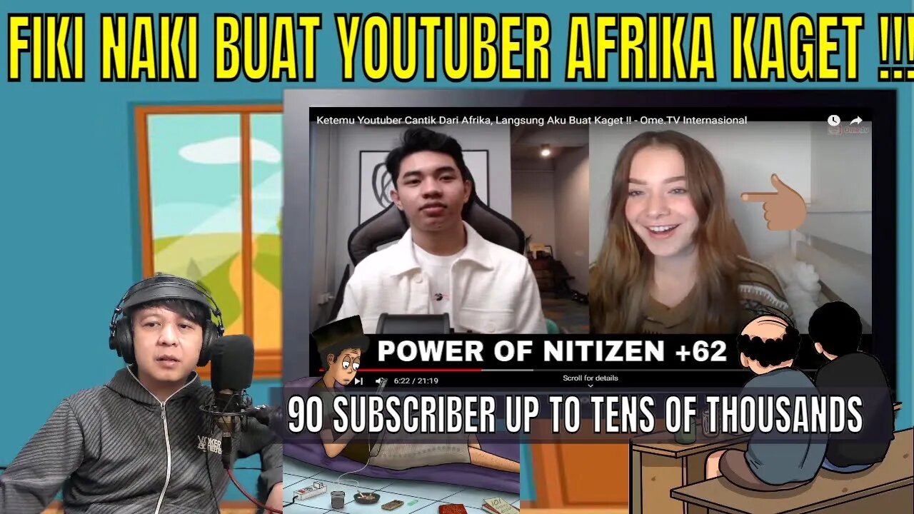 FIKI NAKI & MINNIE YOUTUBER CANTIK AFRIKA - OME TV INTERNATIONAL