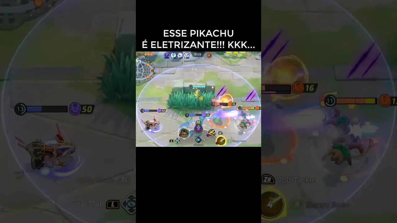 ESSE PIKACHU É ELETRIZANTE!!!🤣😎 POKÉMON UNITE #shorts