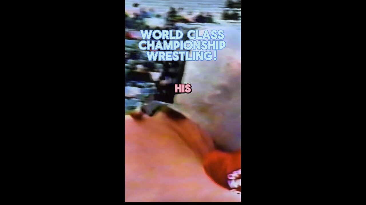 JUST some good ol’ fashion World Class Championship WRESTLING!