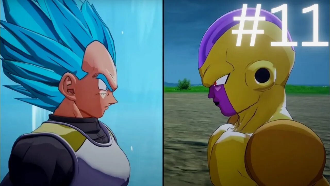 Vegeta Super Saiyan Blue Vs Golden Frieza - Part 11