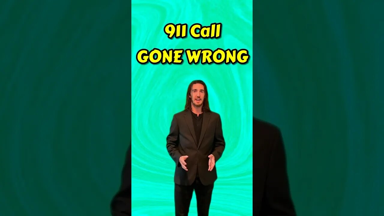 911 call gone WRONG! #shortsfeed #darkcomedy #shortscomedy #911 #funnyshorts #fypシ #explorepage