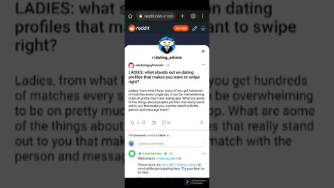 Ladies: What to add to dating profile for you to swipe right #reddit #redditstories #dating