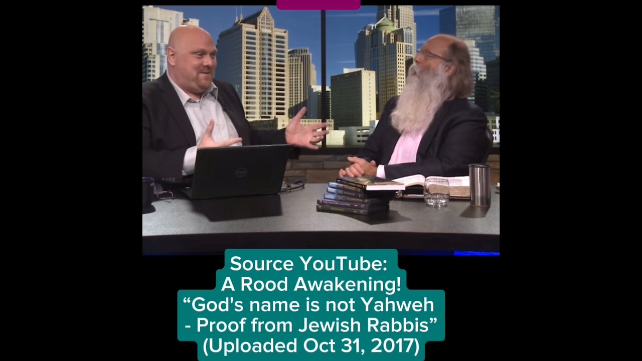 What do the Rabbi’s say the name of God is? Nehemiah Gordon