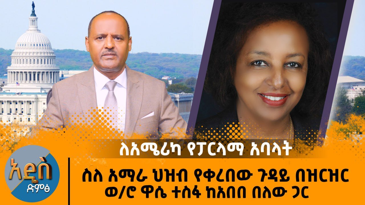 ለአሜሪካ የፓርላማ አባላት ስለ አማራ ህዝብ የቀረበው ጉዳይ በዝርዝር ወ/ሮ ዋሴ ተስፋ ከአበበ በለው ጋር