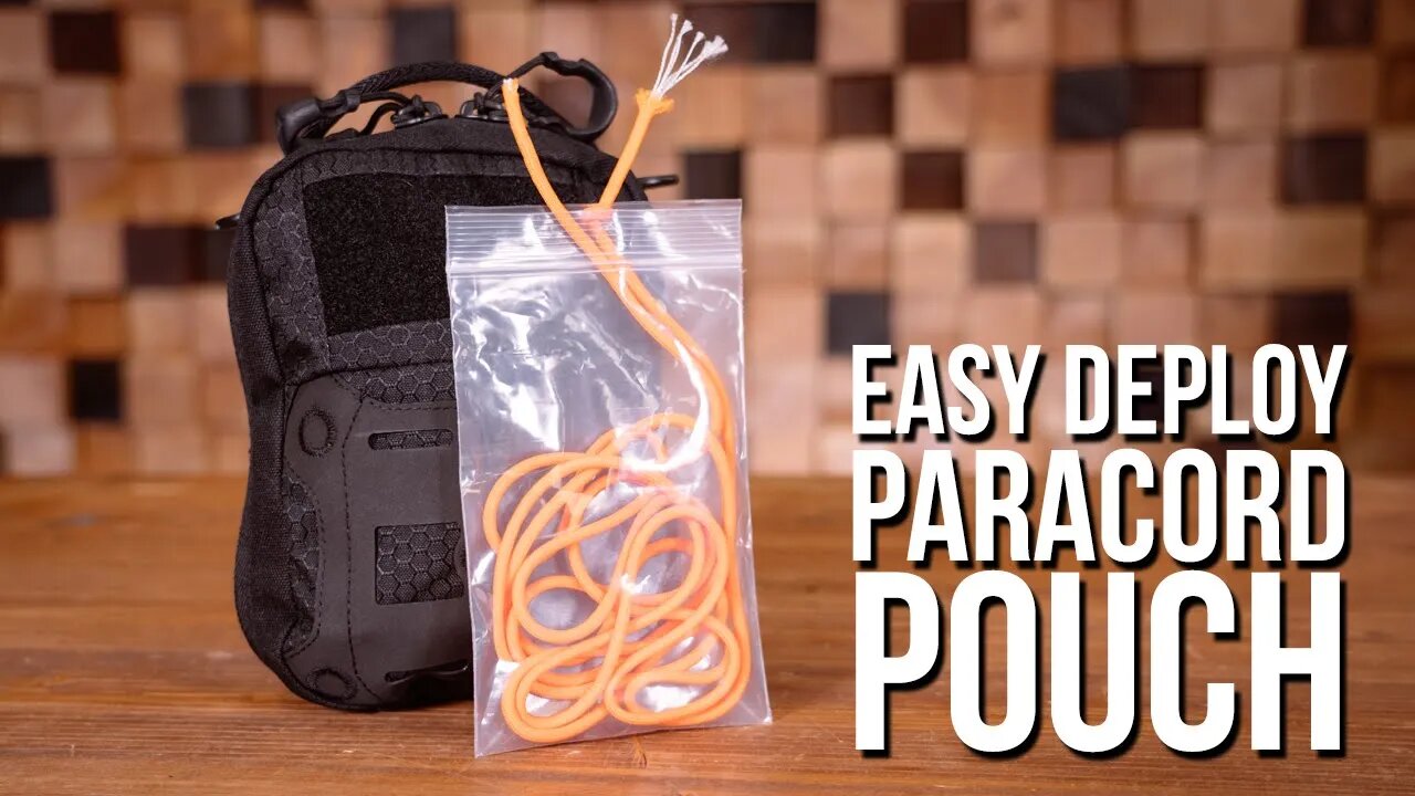 Easy Deploy Paracord Pouch