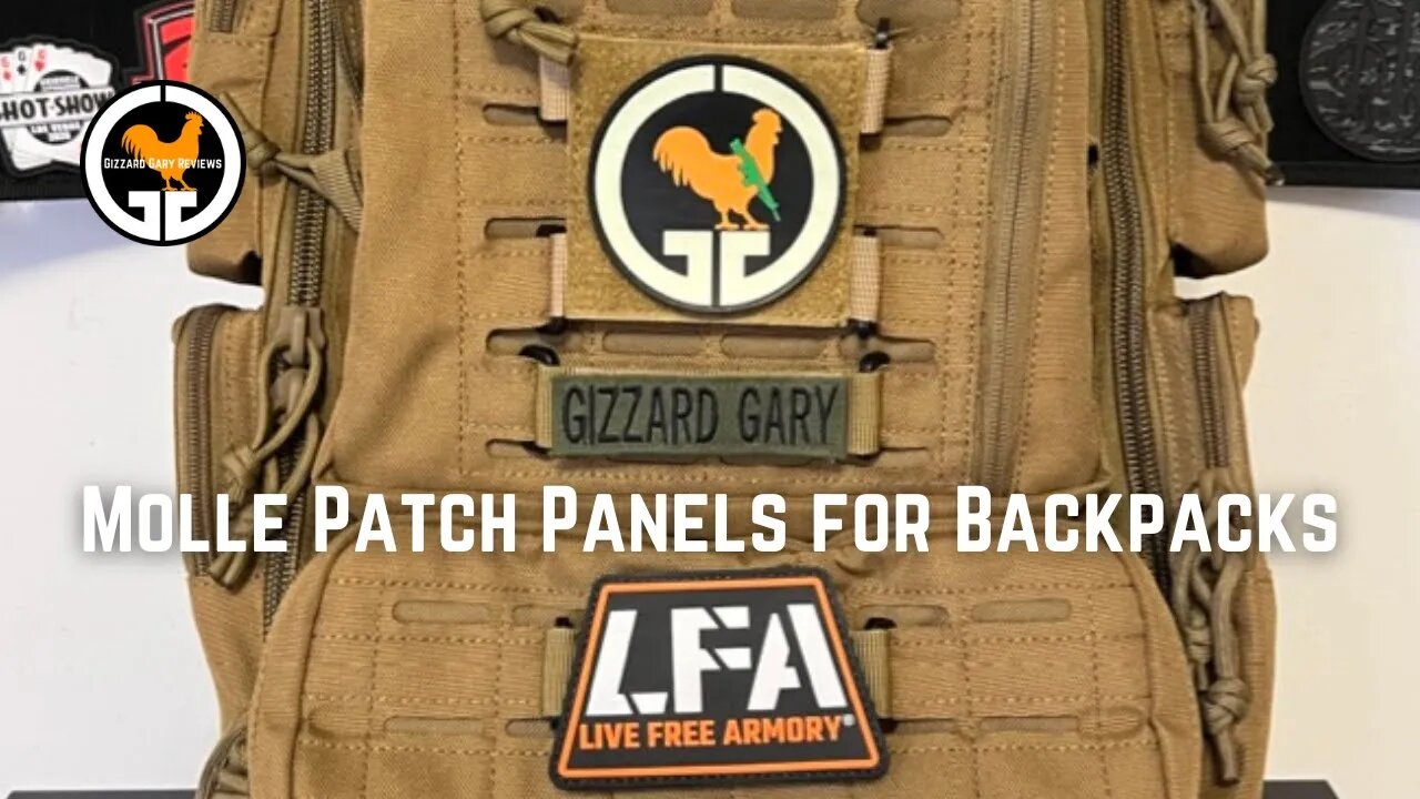 Molle Patch Panels for Backpacks