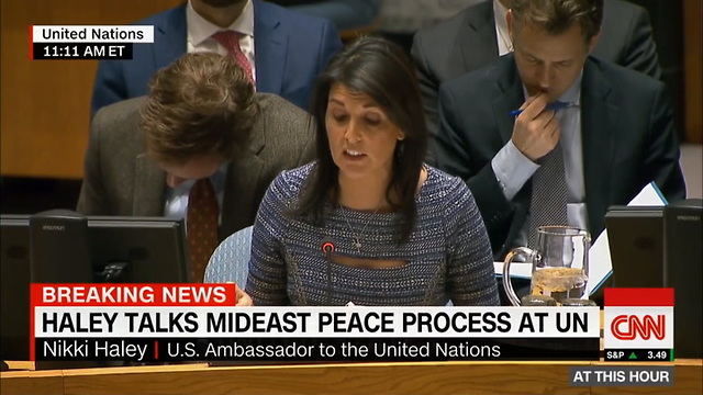 'Outrageous': Nikki Haley Just Sent Palestinian President A Brutal Message