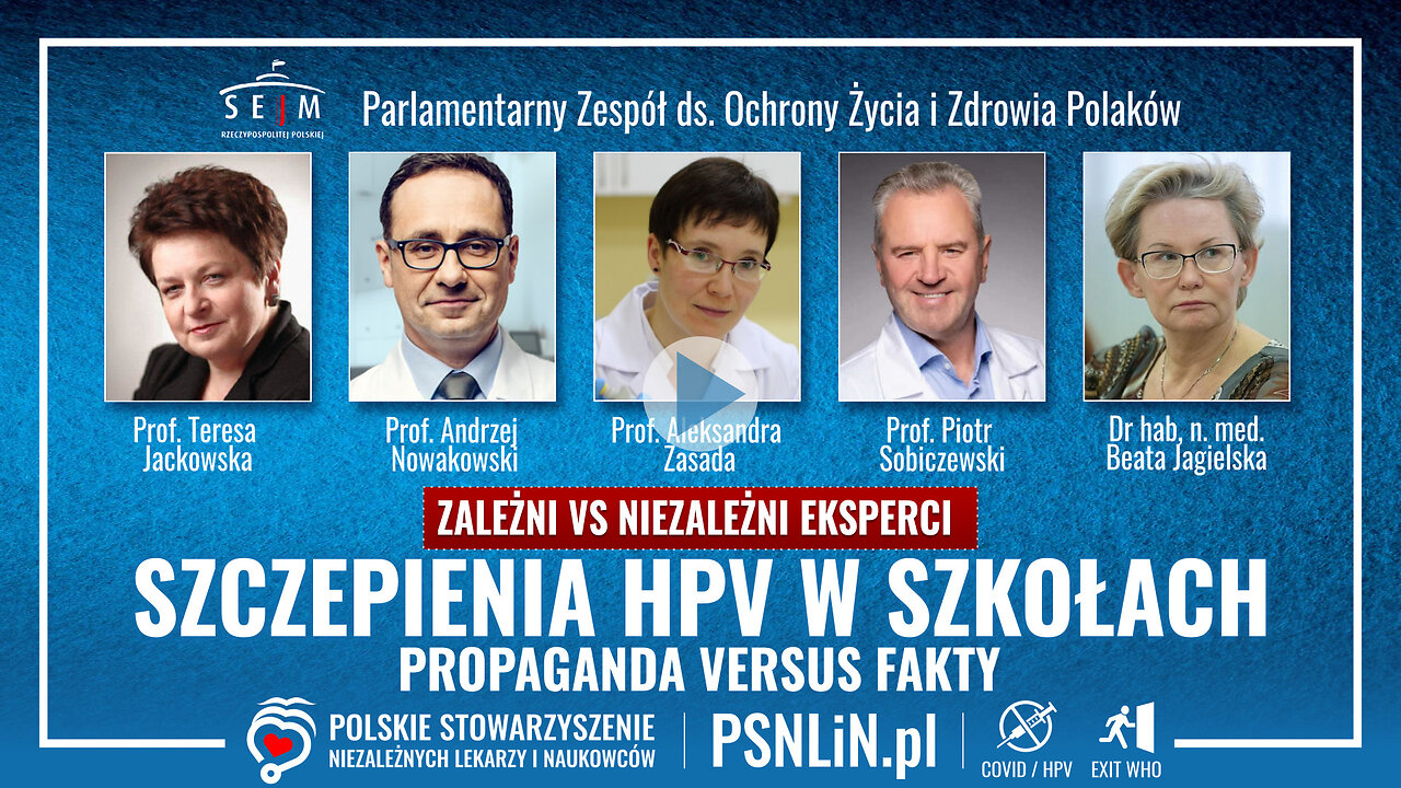 SZCZEPIENIA HPV W SZKOŁACH - Parlamentarny Zespół ds. Ochrony Zdrowia i Życia Polaków - Sejm RP